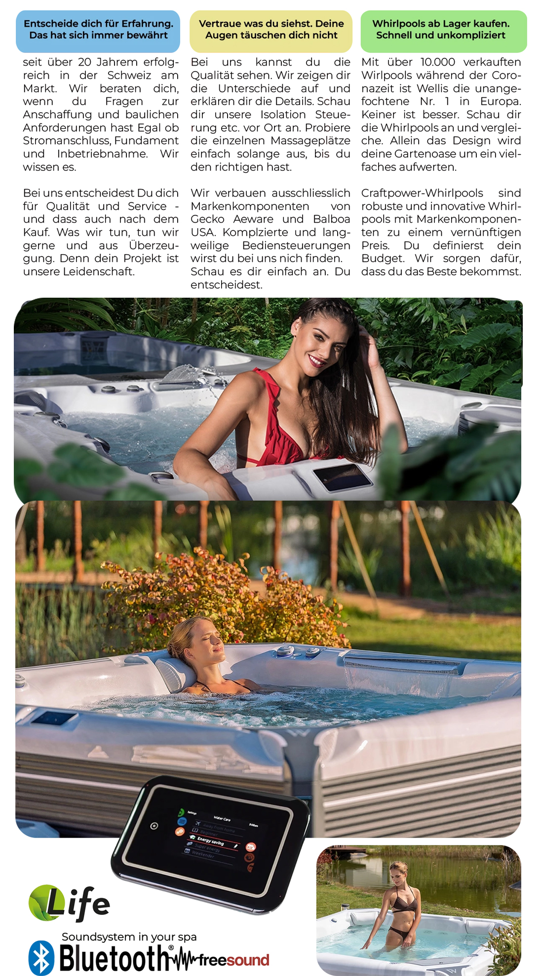 WHIRLPOOL FRAUENFELD | WHIRLPOOL THURGAU | JACUZZI FRAUENFELD |