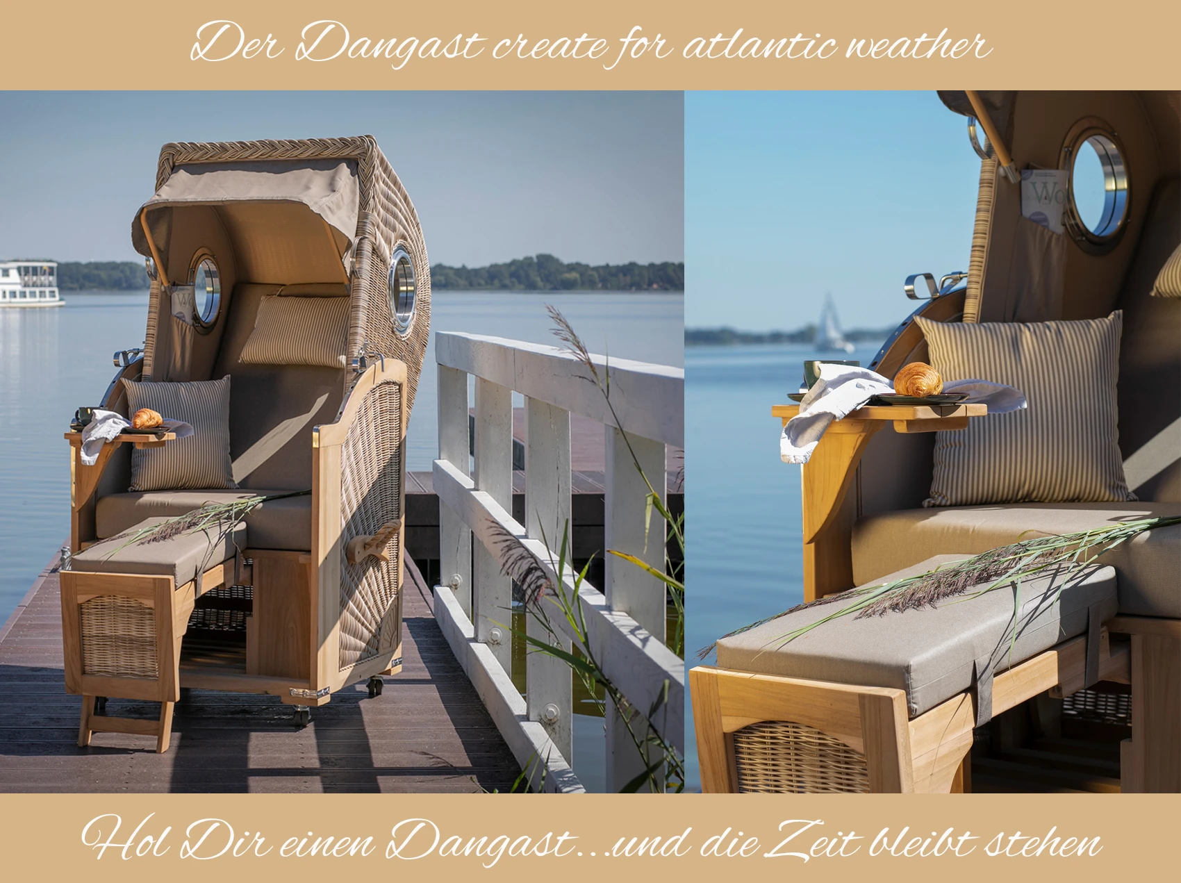 1er Teak Strandkorb Dangast - create for atlantic weather 1er Teak Strandkorb Dangast - create for atlantic weather