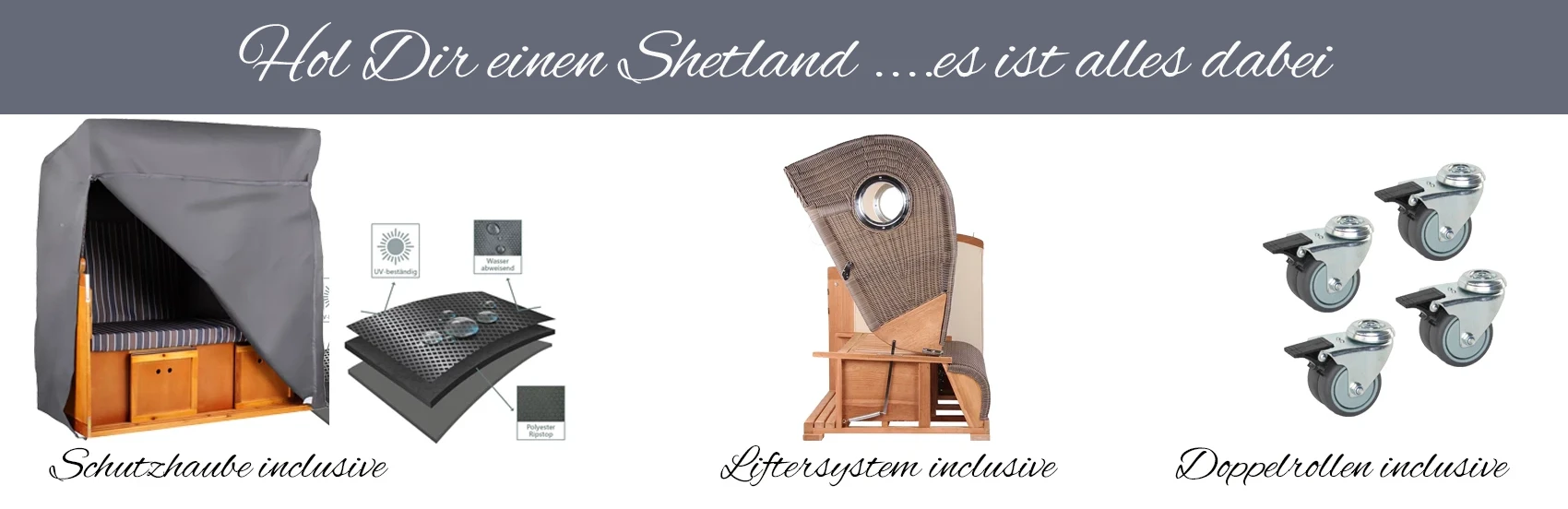 Hol Dir einen Shetland - es ist wirklich alles dabei