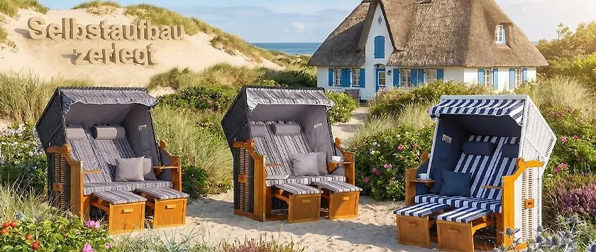 2er Strandkörbe Ostsee Basic Selbstaufbau