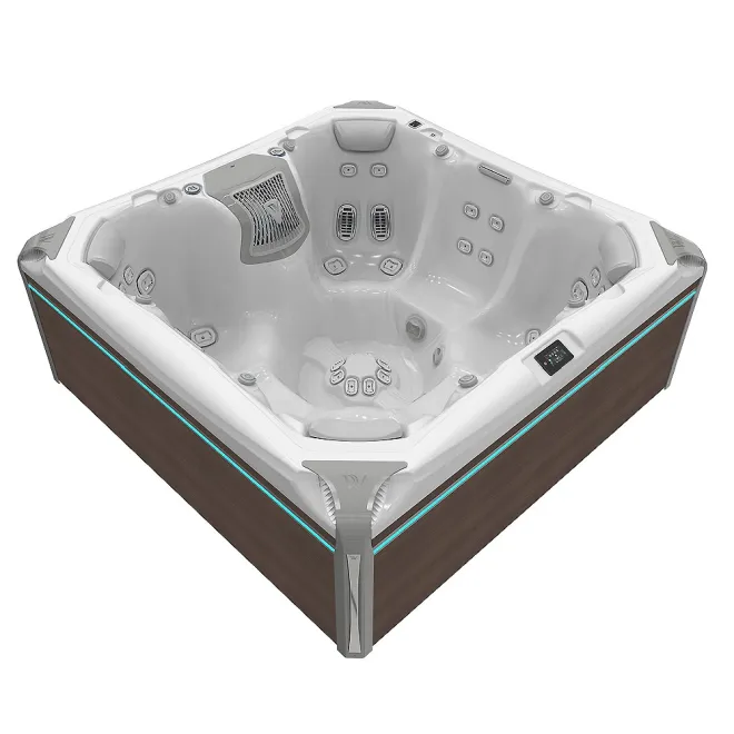 Wellis Elbrus Peak Life Deluxe Whirlpool, WELLIS Wannenfarbe / Aussenverkleidung: ICE WHITE / GRAPHITE BROWN