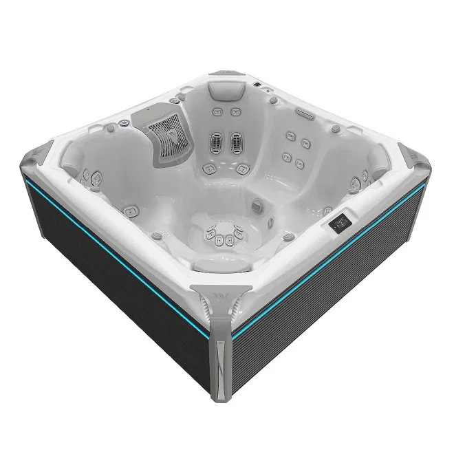 Wellis Elbrus Peak Life Deluxe Whirlpool, WELLIS Wannenfarbe / Aussenverkleidung: ICE WHITE / GRAU