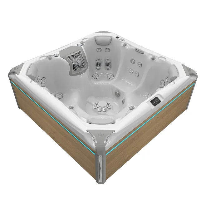 Wellis Elbrus Peak Life Deluxe Whirlpool, WELLIS Wannenfarbe / Aussenverkleidung: ICE WHITE / LIGHT MAPLE