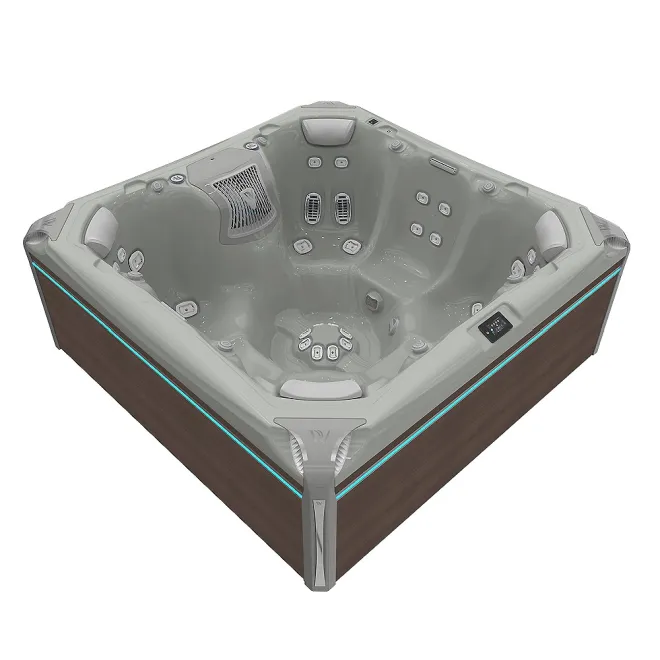 Wellis Elbrus Peak Life Deluxe Whirlpool, WELLIS Wannenfarbe / Aussenverkleidung: SOFT SILK / GRAPHITE BROWN