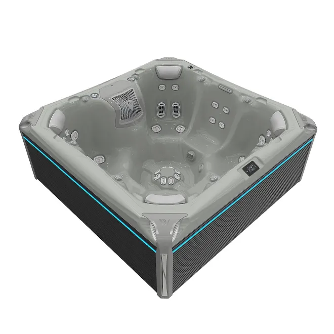 Wellis Elbrus Peak Life Deluxe Whirlpool, WELLIS Wannenfarbe / Aussenverkleidung: SOFT SILK / GRAU