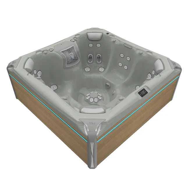 Wellis Elbrus Peak Life Deluxe Whirlpool, WELLIS Wannenfarbe / Aussenverkleidung: SOFT SILK / LIGHT MAPLE