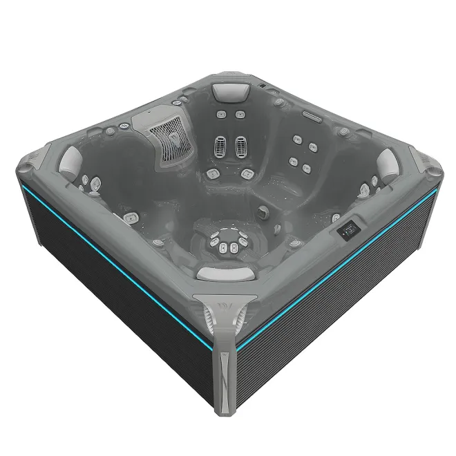 Wellis Elbrus Peak Life Deluxe Whirlpool, WELLIS Wannenfarbe / Aussenverkleidung: THUNDER GREY / GRAU