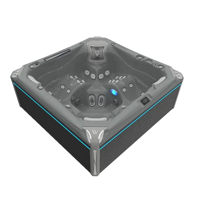 Wellis Everest Peak Life Deluxe Whirlpool, WELLIS Wannenfarbe / Aussenverkleidung: THUNDER GREY / GRAU