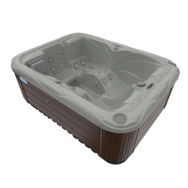 Wellis Firzene Citylife 230V Whirlpool, WELLIS Wannenfarbe / Aussenverkleidung: SOFT SILK / GRAPHITE BROWN