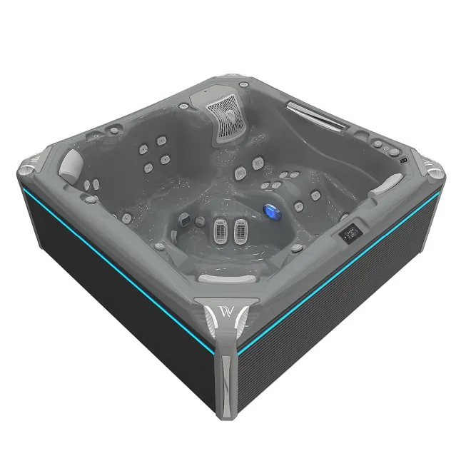 Wellis Kilimanjaro Peak Life Deluxe Whirlpool, WELLIS Wannenfarbe / Aussenverkleidung: THUNDER GREY / GRAU