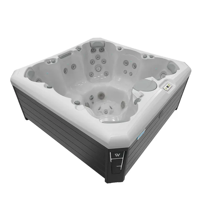 Wellis Lima Citylife Whirlpool, WELLIS Wannenfarbe / Aussenverkleidung: ICE WHITE / GRAU