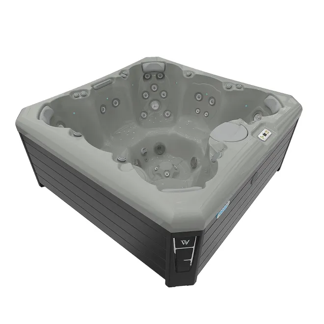 Wellis Lima Citylife Whirlpool, WELLIS Wannenfarbe / Aussenverkleidung: SOFT SILK / GRAU