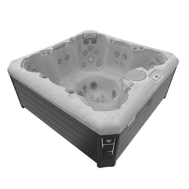 Wellis Lima Citylife Whirlpool, WELLIS Wannenfarbe / Aussenverkleidung: STERLING SILVER / GRAU
