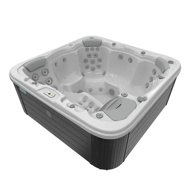 Wellis Lugano Citylife Whirlpool, WELLIS Wannenfarbe / Aussenverkleidung: ICE WHITE / GRAU