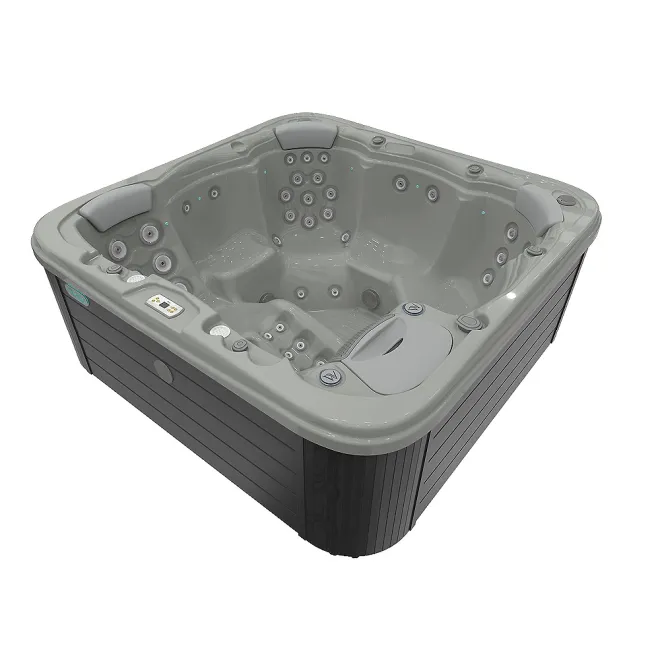 Wellis Lugano Citylife Whirlpool, WELLIS Wannenfarbe / Aussenverkleidung: SOFT SILK / GRAU