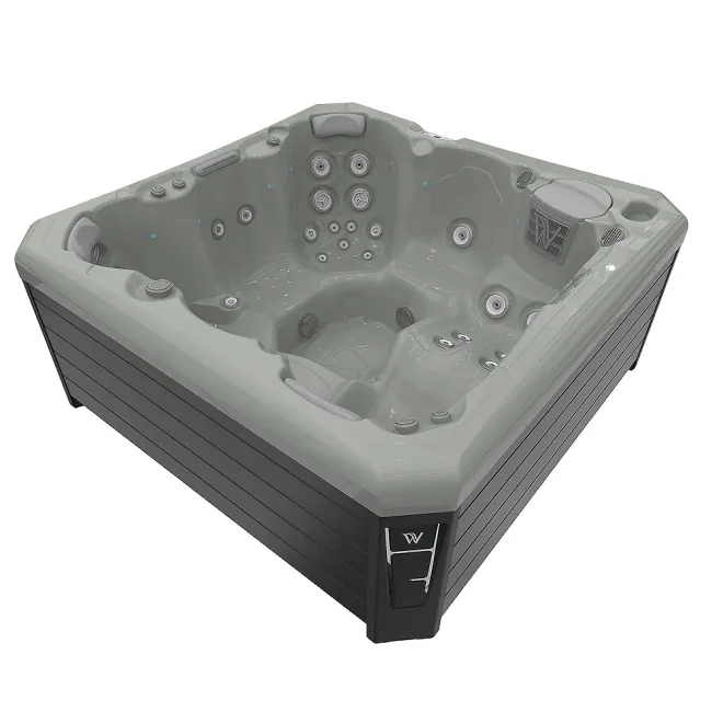 Wellis Malaga Citylife Whirlpool, WELLIS Wannenfarbe / Aussenverkleidung: SOFT SILK / GRAU