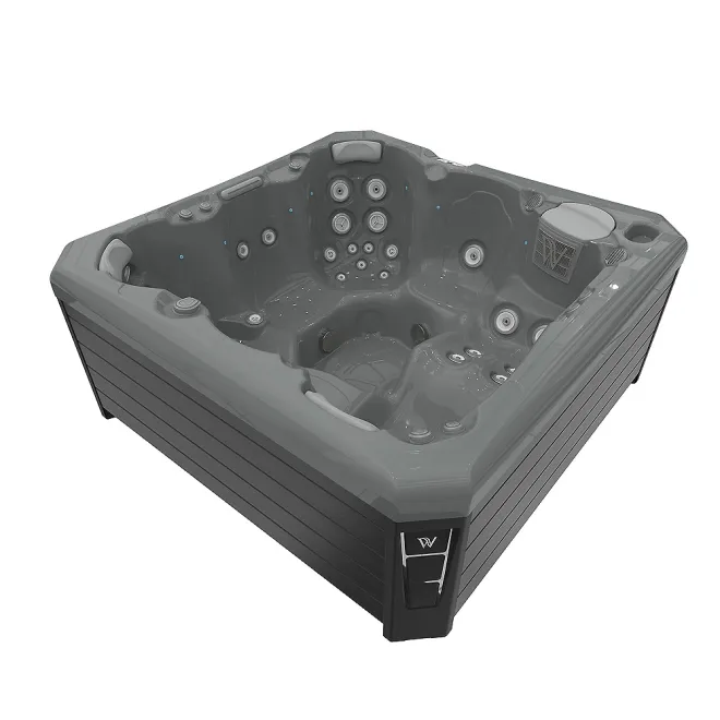 Wellis Malaga Citylife Whirlpool, WELLIS Wannenfarbe / Aussenverkleidung: THUNDER GREY / GRAU