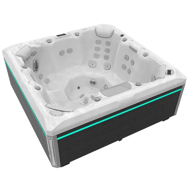 Wellis Mandala Peak Life Deluxe Whirlpool, WELLIS Wannenfarbe / Aussenverkleidung: STERLING SILVER / GRAU