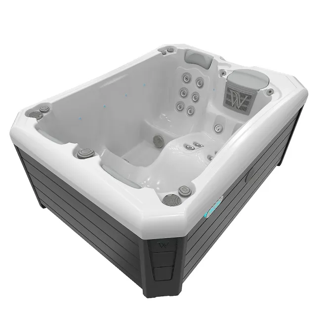 Wellis Manhattan Citylife Whirlpool, WELLIS Wannenfarbe / Aussenverkleidung: ICE WHITE / GRAU