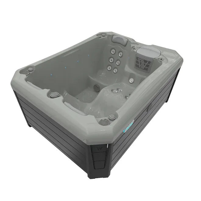 Wellis Manhattan Citylife Whirlpool, WELLIS Wannenfarbe / Aussenverkleidung: SOFT SILK / GRAU