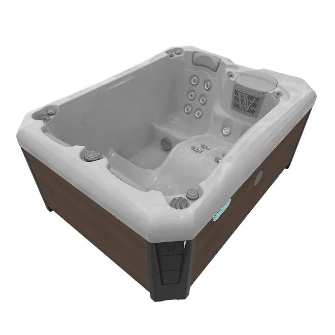 Wellis Manhattan Citylife Whirlpool, WELLIS Wannenfarbe / Aussenverkleidung: STERLING SILVER / GRAPHITE BROWN
