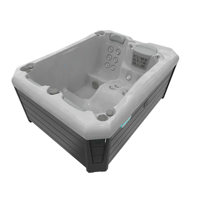 Wellis Manhattan Citylife Whirlpool, WELLIS Wannenfarbe / Aussenverkleidung: STERLING SILVER / GRAU