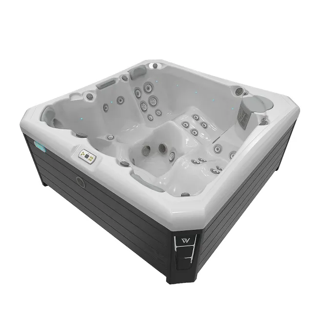 Wellis Palermo Citylife Whirlpool, WELLIS Wannenfarbe / Aussenverkleidung: ICE WHITE / GRAU