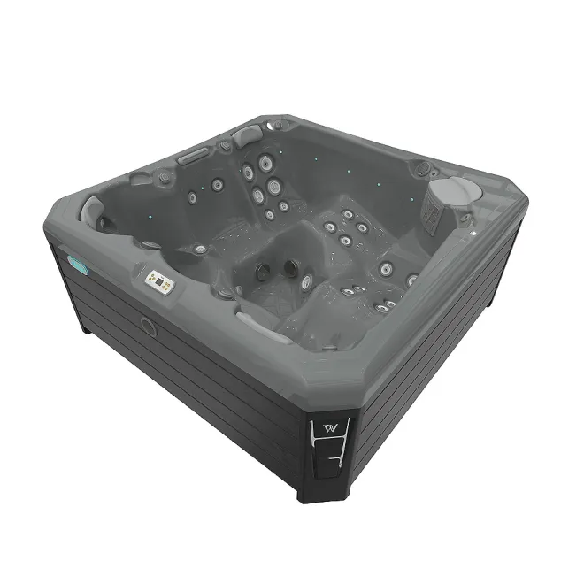 Wellis Palermo Citylife Whirlpool, WELLIS Wannenfarbe / Aussenverkleidung: THUNDER GREY / GRAU
