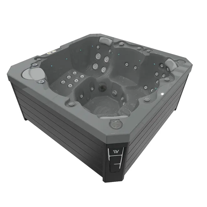 Wellis Prague Citylife 230V Whirlpool, WELLIS Wannenfarbe / Aussenverkleidung: THUNDER GREY / GRAU