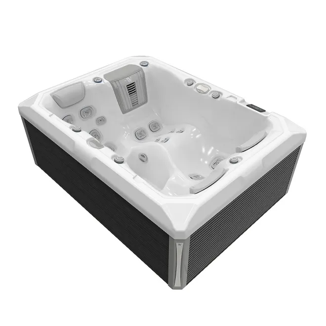 Wellis Teide Peak Life Deluxe Whirlpool, WELLIS Wannenfarbe / Aussenverkleidung: ICE WHITE / GRAU