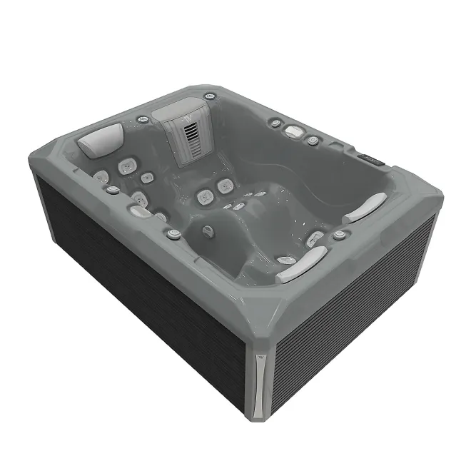 Wellis Teide Peak Life Deluxe Whirlpool, WELLIS Wannenfarbe / Aussenverkleidung: THUNDER GREY / GRAU