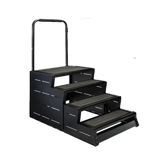 SCHWIM-SPA TREPPE, ModStep 4 Optionen: Treppe + Frontgeländer