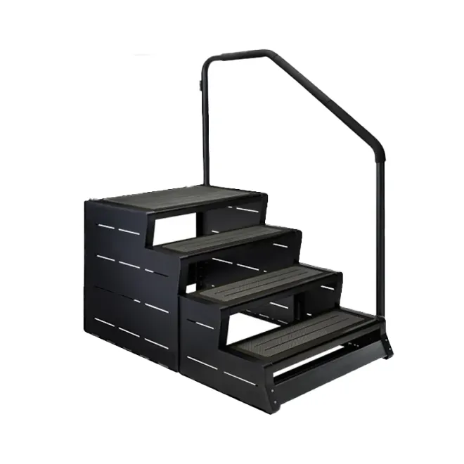 SCHWIM-SPA TREPPE, ModStep 4 Optionen: Treppe + Seitengeländer