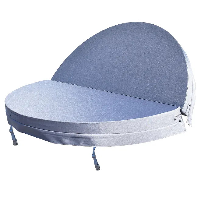 THERMOCOVER round spa 200cm- Durchmesser 200cm, Thermocover: WEATHER-SHIELD LIGHT-GRAU