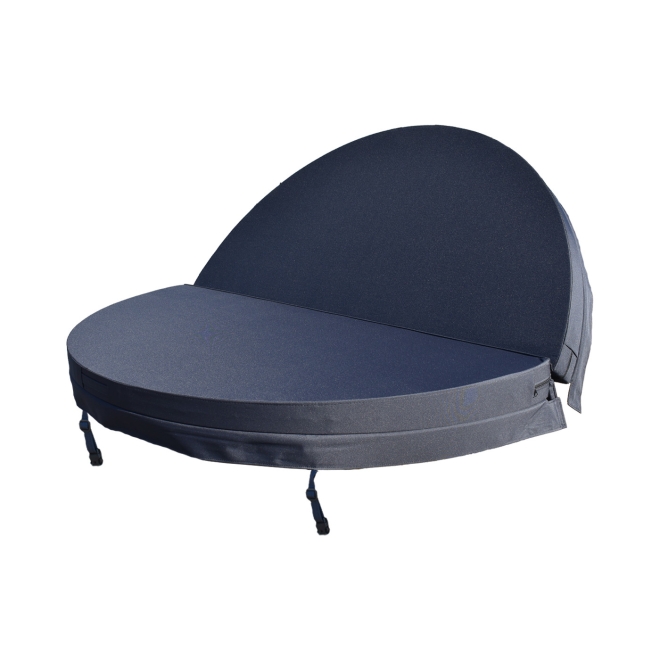 THERMOCOVER round spa 215cm - Durchmesser 215cm, Thermocover: WEATHER-SHIELD DUNKEL-GRAU