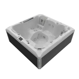 Wellis Atlas Peak Life Essential Whirlpool, WELLIS Wannenfarbe / Aussenverkleidung: STERLING SILVER / GRAU