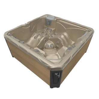 Wellis Budapest Citylife 230V Whirlpool, WELLIS Wannenfarbe / Aussenverkleidung: CHAMPAGNE / LIGHT MAPLE