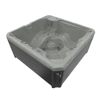 Wellis Budapest Citylife 230V Whirlpool, WELLIS Wannenfarbe / Aussenverkleidung: SOFT SILK / GRAU