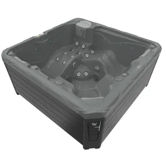 Wellis Budapest Citylife 230V Whirlpool, WELLIS Wannenfarbe / Aussenverkleidung: THUNDER GREY / GRAU