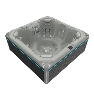 Wellis Elbrus Peak Life Deluxe Whirlpool, WELLIS Wannenfarbe / Aussenverkleidung: SOFT SILK / GRAU