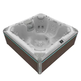 Wellis Elbrus Peak Life Deluxe Whirlpool, WELLIS Wannenfarbe / Aussenverkleidung: STERLING SILVER / GRAPHITE BROWN