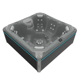 Wellis Elbrus Peak Life Deluxe Whirlpool, WELLIS Wannenfarbe / Aussenverkleidung: THUNDER GREY / GRAU