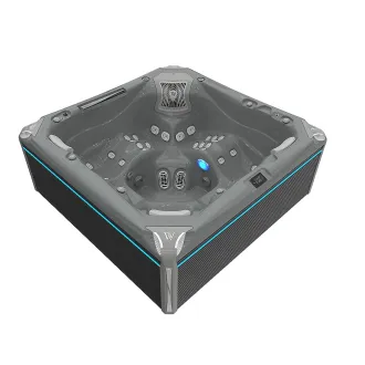 Wellis Everest Peak Life Deluxe Whirlpool, WELLIS Wannenfarbe / Aussenverkleidung: THUNDER GREY / GRAU