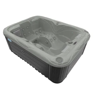 Wellis Firzene Citylife 230V Whirlpool, WELLIS Wannenfarbe / Aussenverkleidung: SOFT SILK / GRAU