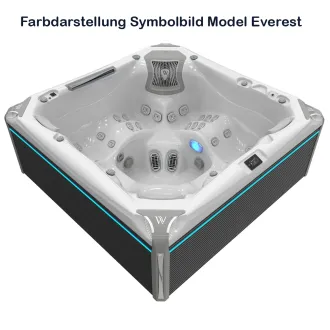 WELLIS ATLAS DELUXE PEAK LIFE, WELLIS Wannenfarbe / Aussenverkleidung: ICE WHITE / GRAU
