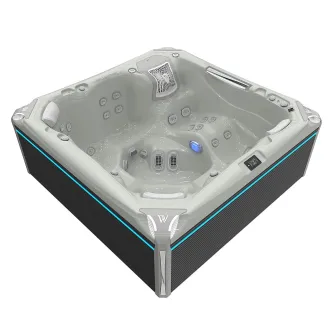 Wellis Kilimanjaro Peak Life Deluxe Whirlpool, WELLIS Wannenfarbe / Aussenverkleidung: SOFT SILK / GRAU