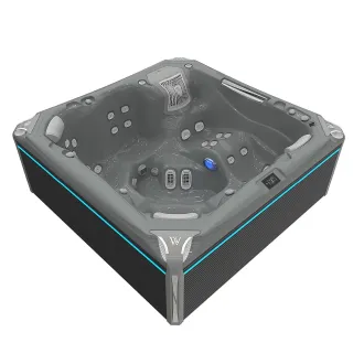 Wellis Kilimanjaro Peak Life Deluxe Whirlpool, WELLIS Wannenfarbe / Aussenverkleidung: THUNDER GREY / GRAU