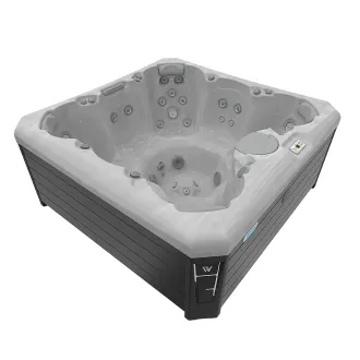 Wellis Lima Citylife Whirlpool, WELLIS Wannenfarbe / Aussenverkleidung: STERLING SILVER / GRAU