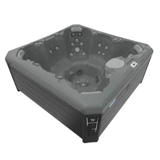 Wellis Lima Citylife Whirlpool, WELLIS Wannenfarbe / Aussenverkleidung: THUNDER GREY / GRAU