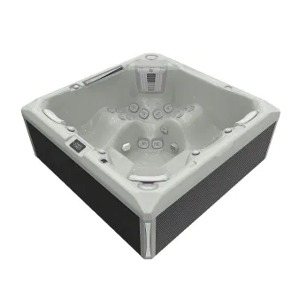 Wellis Makalu Peak Life Deluxe Whirlpool, WELLIS Wannenfarbe / Aussenverkleidung: SOFT SILK / GRAU